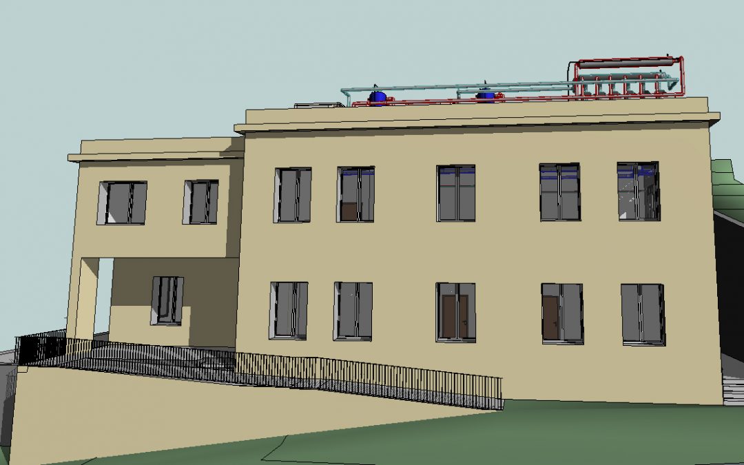 Progetto per l’integrazione e il rinnovamento di un impianto di condizionamento idronico di un ufficio pubblico in Agrigento
